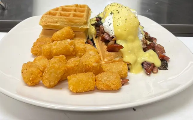 Filipino breakfast platter at J's Sunrise Grill Calgary SE